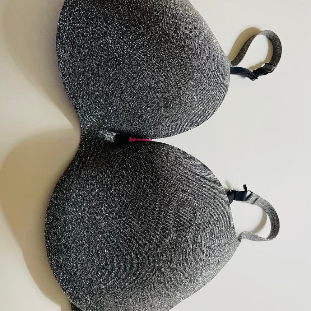 La Senza Silver Gray Padded T Shirt Bra 34DD - Picture 4 of 7